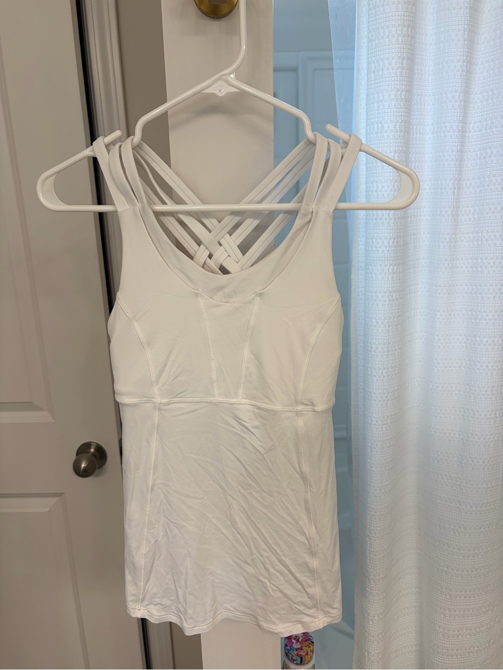 lululemon athletica White Strappy Tank Top